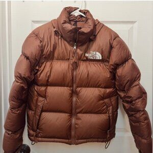 The North Face women’s nuptse puffer in Dark Oak XS